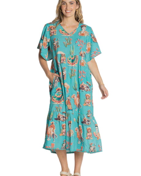 Arriba Midi Mist Dresses Lula Life XS(6-8)