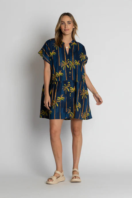 Badira Dress Navy Dresses Lula Life