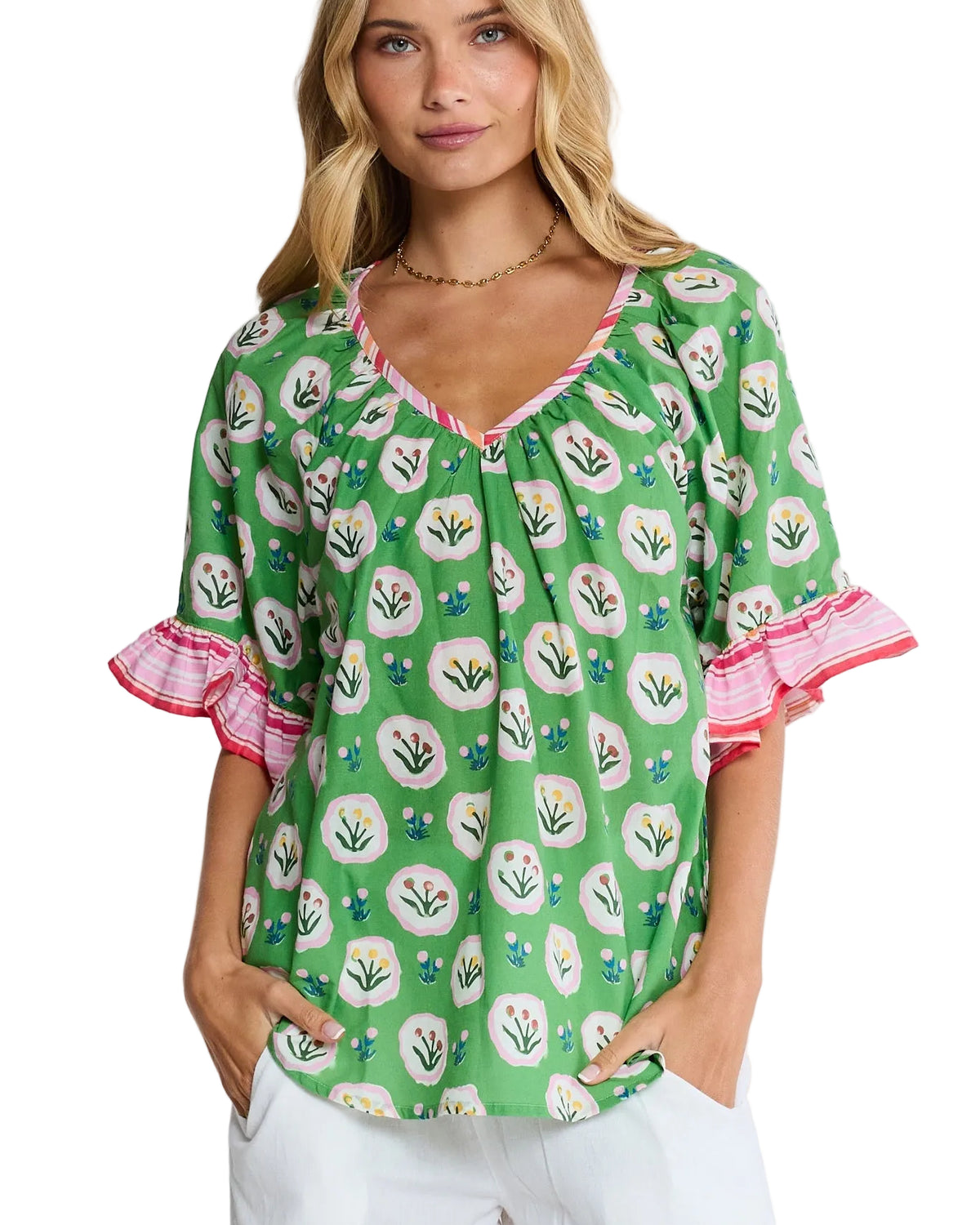 Beth Top Fern Tops Lula Life XS(36)