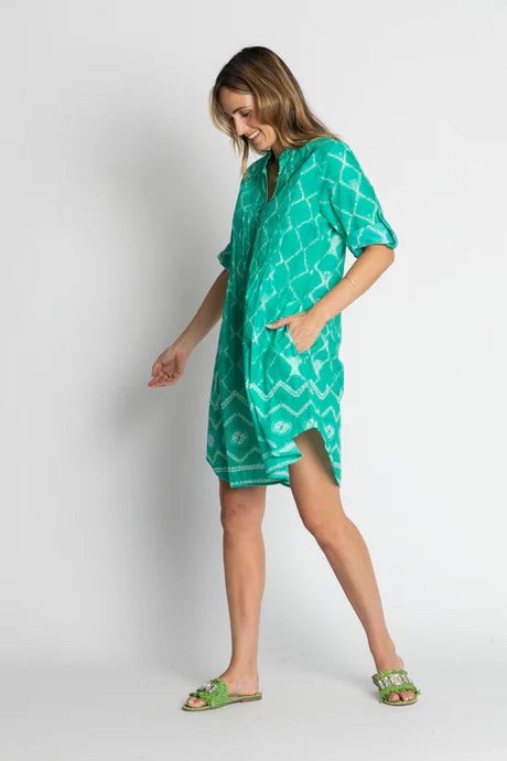 Kumo Tuck Dress Sea Dresses Lula Life