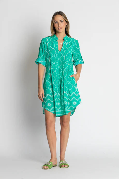Kumo Tuck Dress Sea Dresses Lula Life