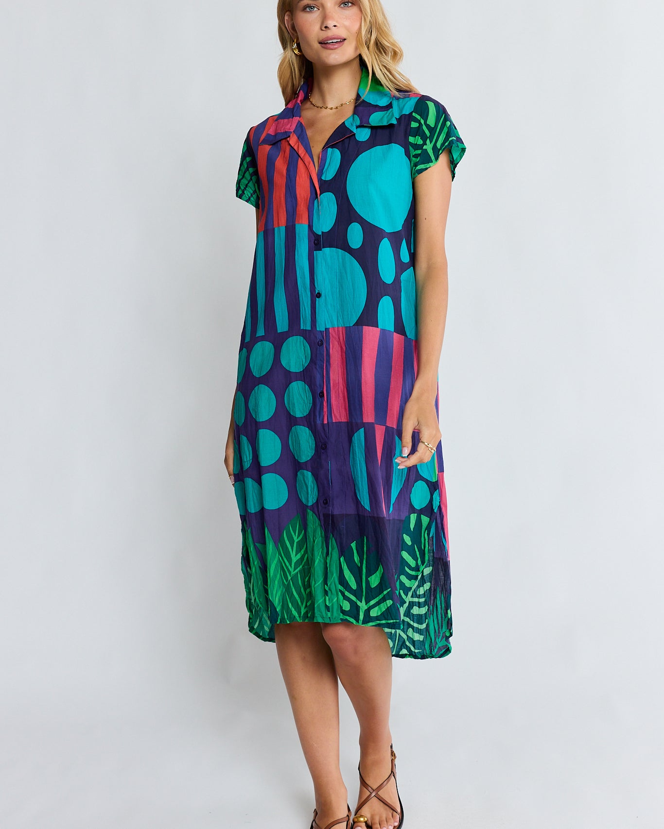 Rhea Shirtmaker Navy Tops Lula Life