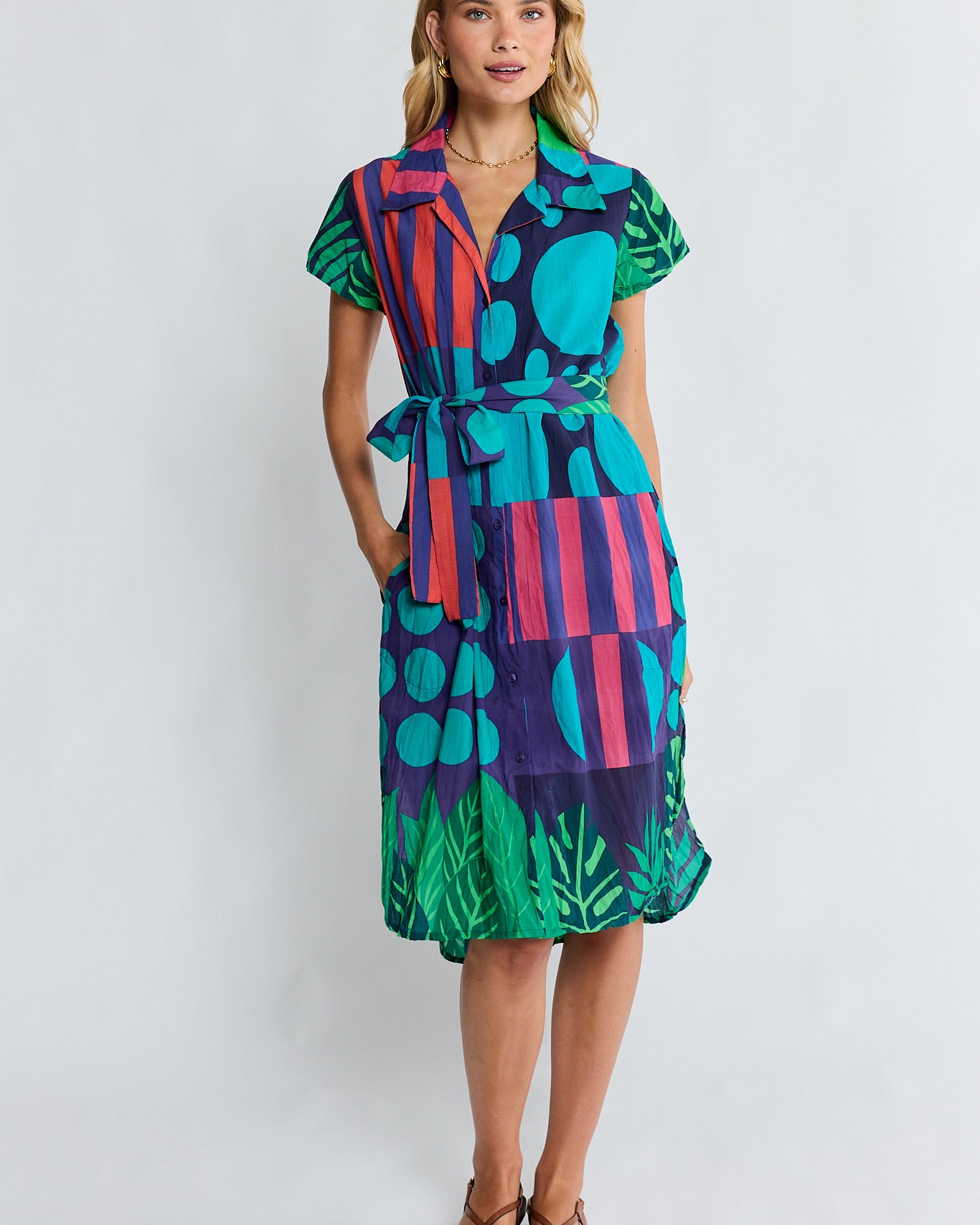 Rhea Shirtmaker Navy Tops Lula Life