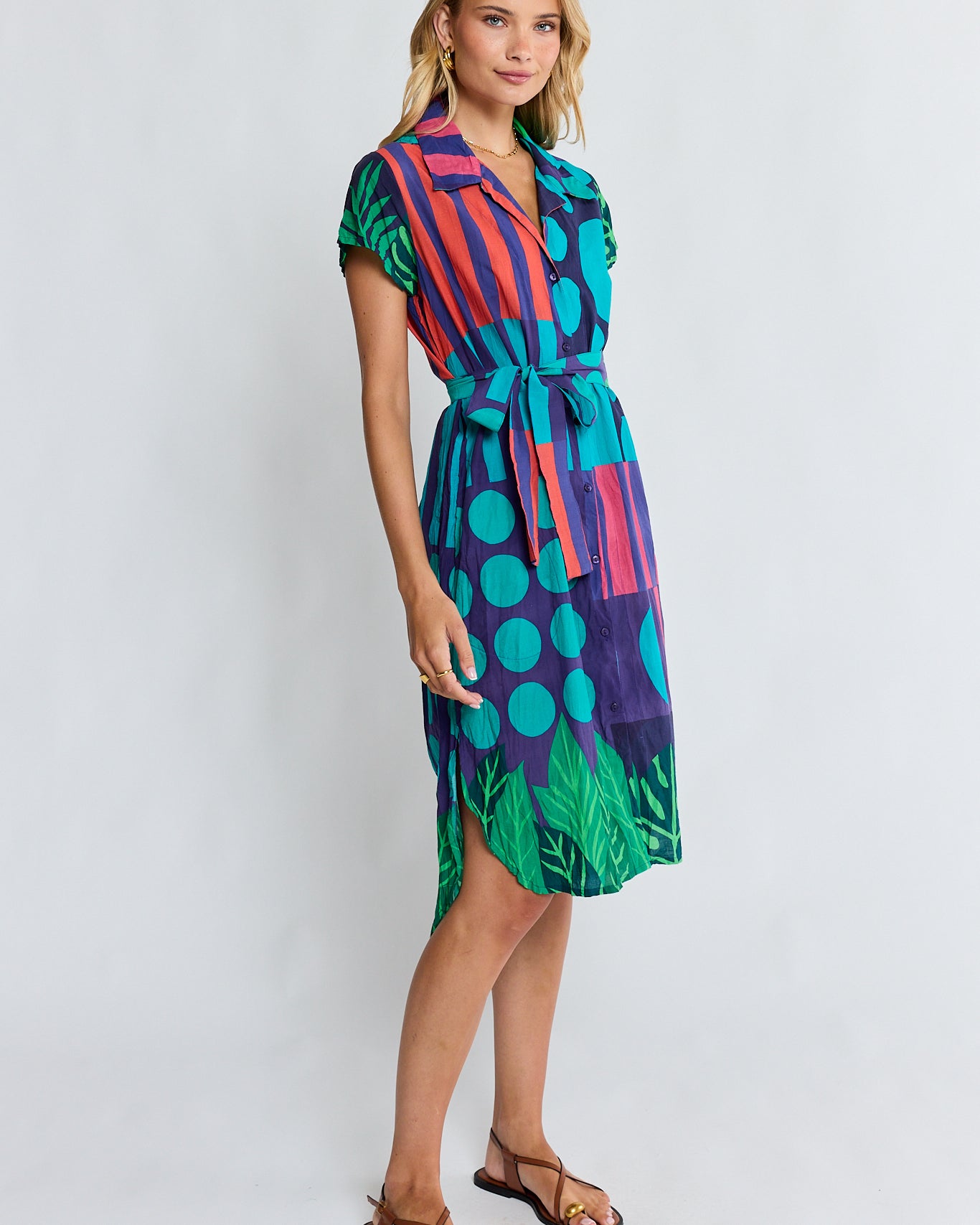 Rhea Shirtmaker Navy Tops Lula Life