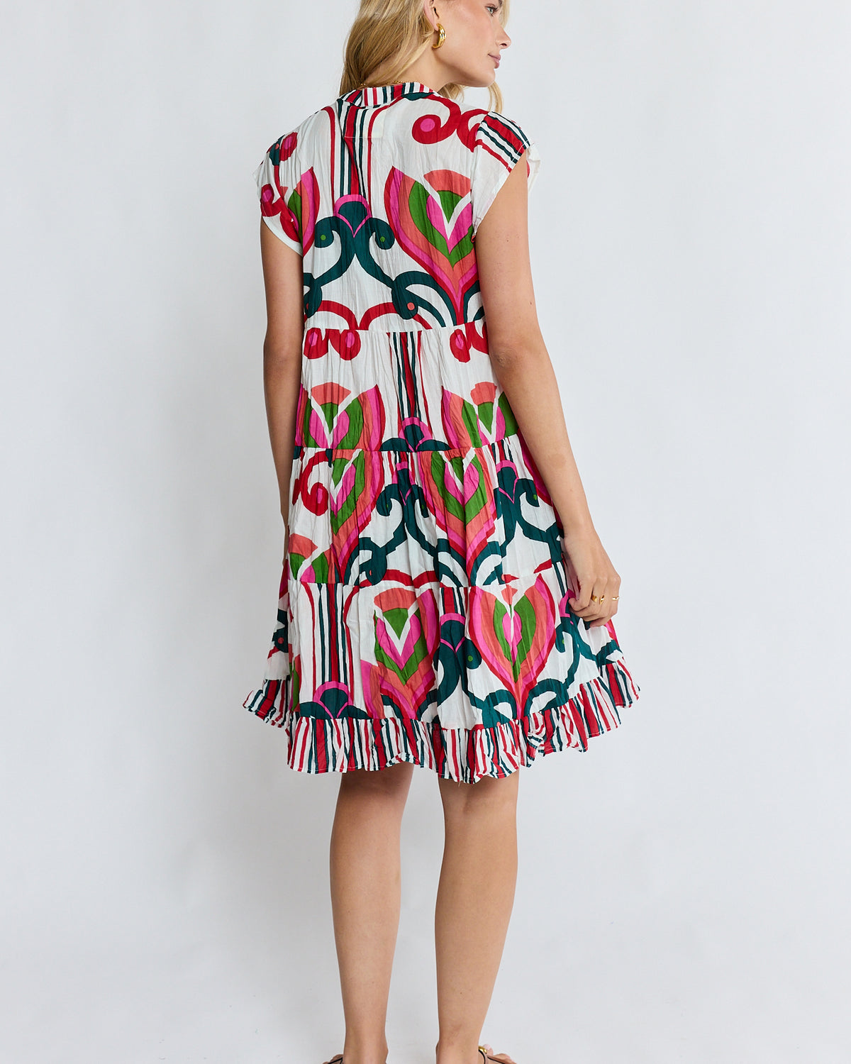 Sadie Tier Dress Melon Dresses Lula Life
