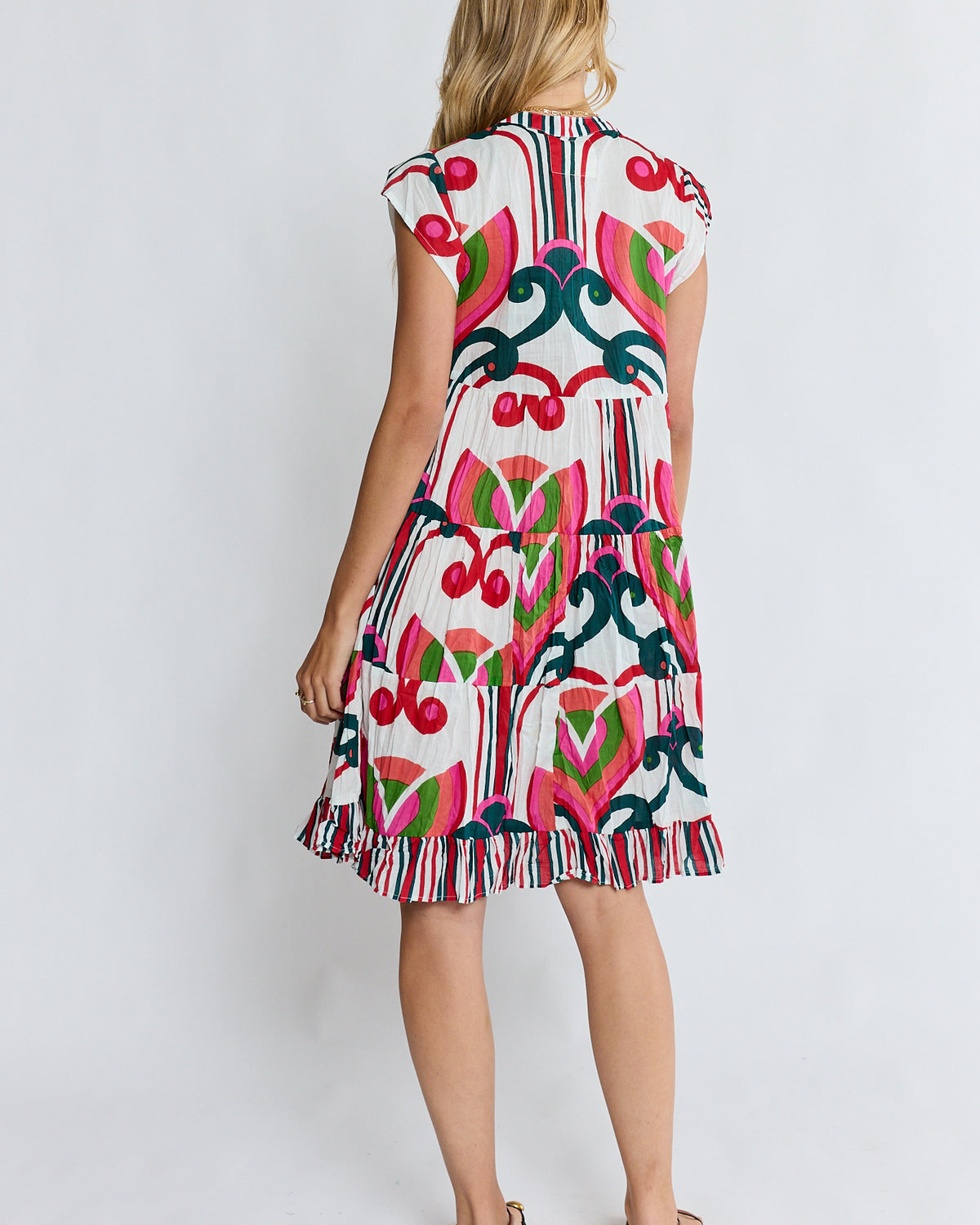 Sadie Tier Dress Melon Dresses Lula Life