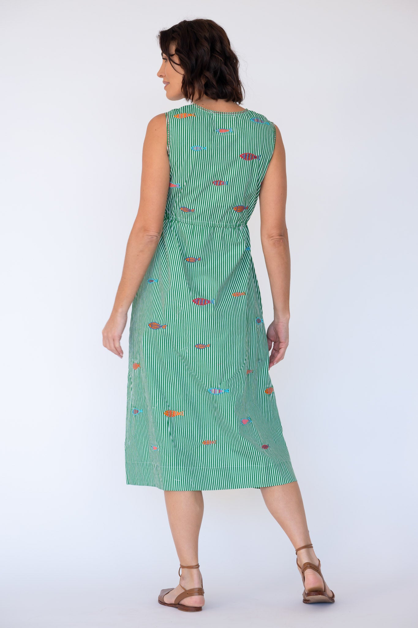 Sardine Tie Midi Sea Stripe - Global Free Style