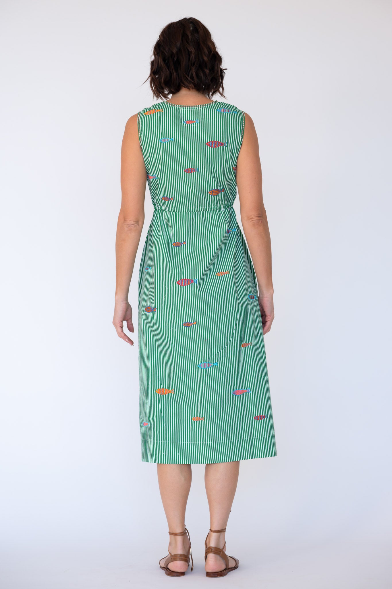 Sardine Tie Midi Sea Stripe - Global Free Style