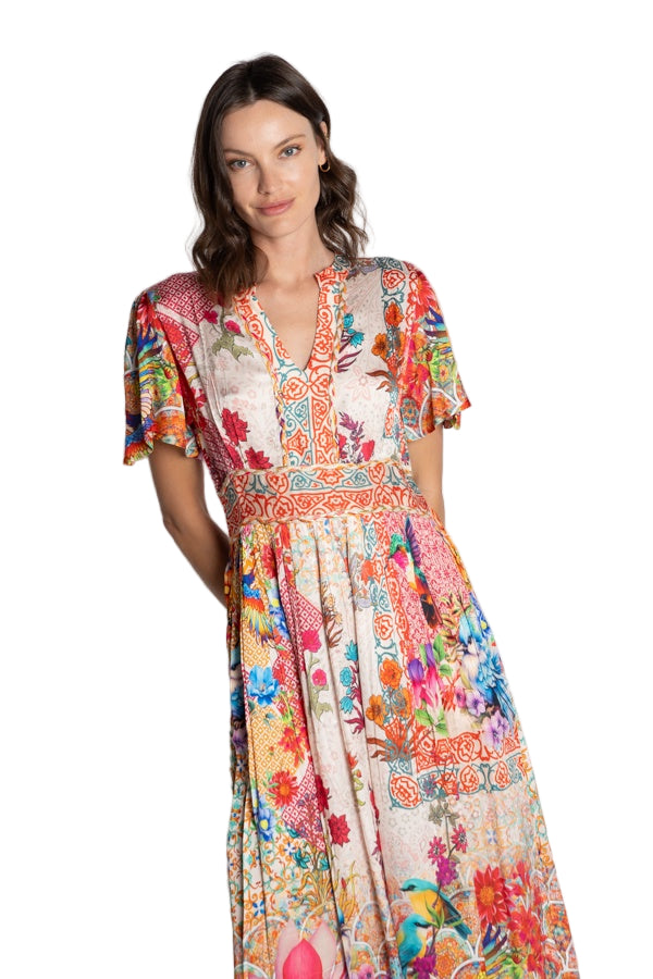 Baglioni Dress Midi Print Dresses Lula Soul XS(36)