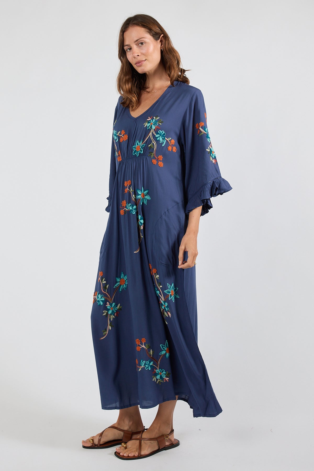 Casita MIDI Dress Navy Dresses Lula Soul