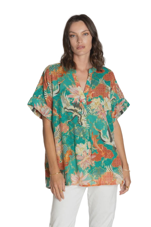 Hoshino Top Green Tops Lula Soul XS(6-8)