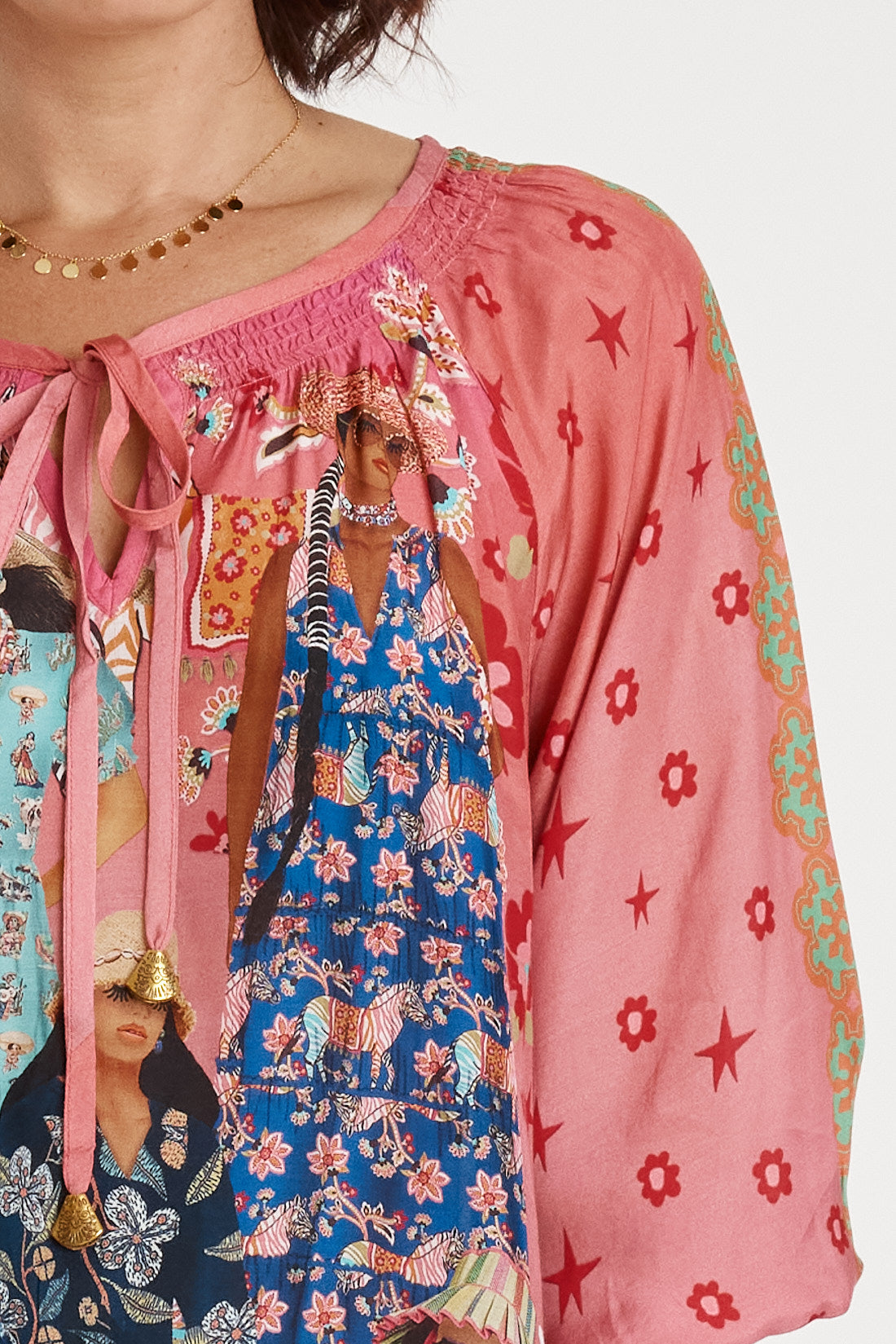 Fiesta Top Print - Global Free Style