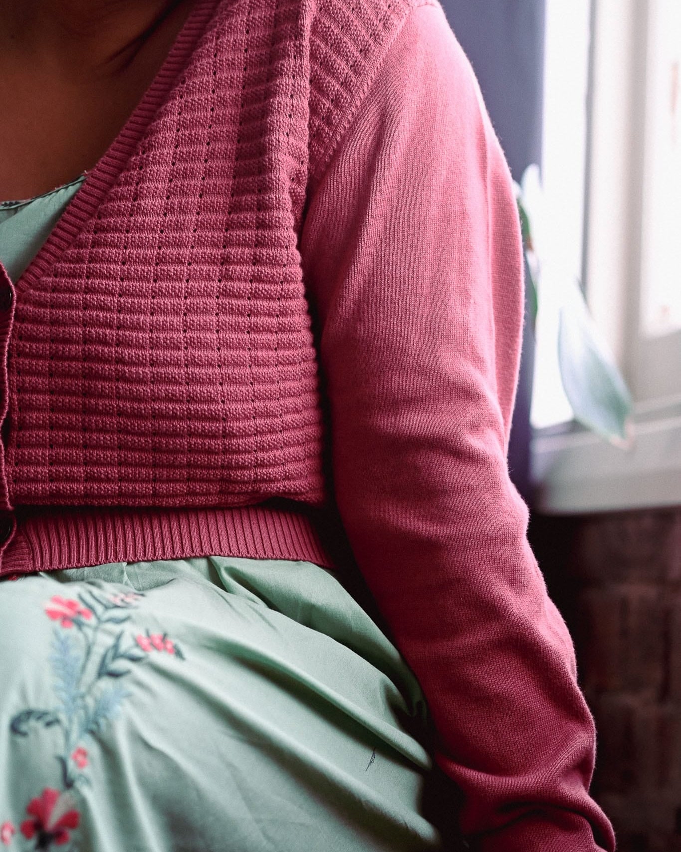 Marin Cardigan Earth Red Tops Lazybones