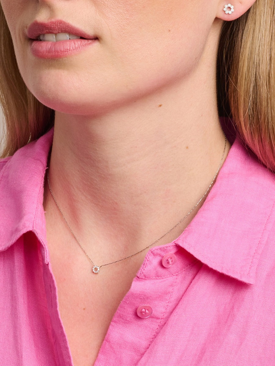 Silver Crystal Lexi Necklace Necklaces Tiger Tree