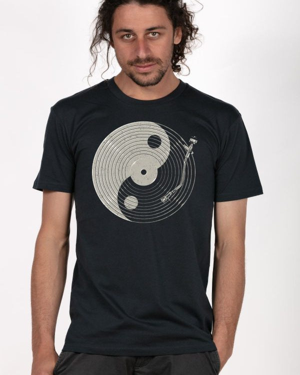 Skumi Mens T Shirt Darkness and The Light Charcoal Mens Tops Skumi XS