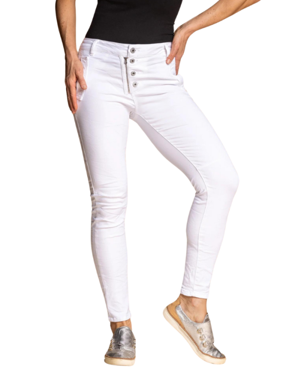 Nessie Pants in White - Global Free Style