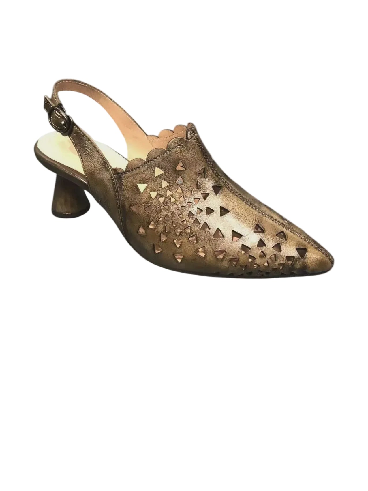 Rosa leather sling back heel Shoes Corina 36