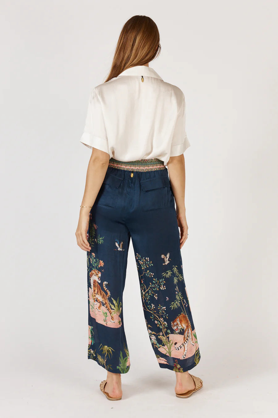 Machali Pant Navy Bottoms Ruby Yaya
