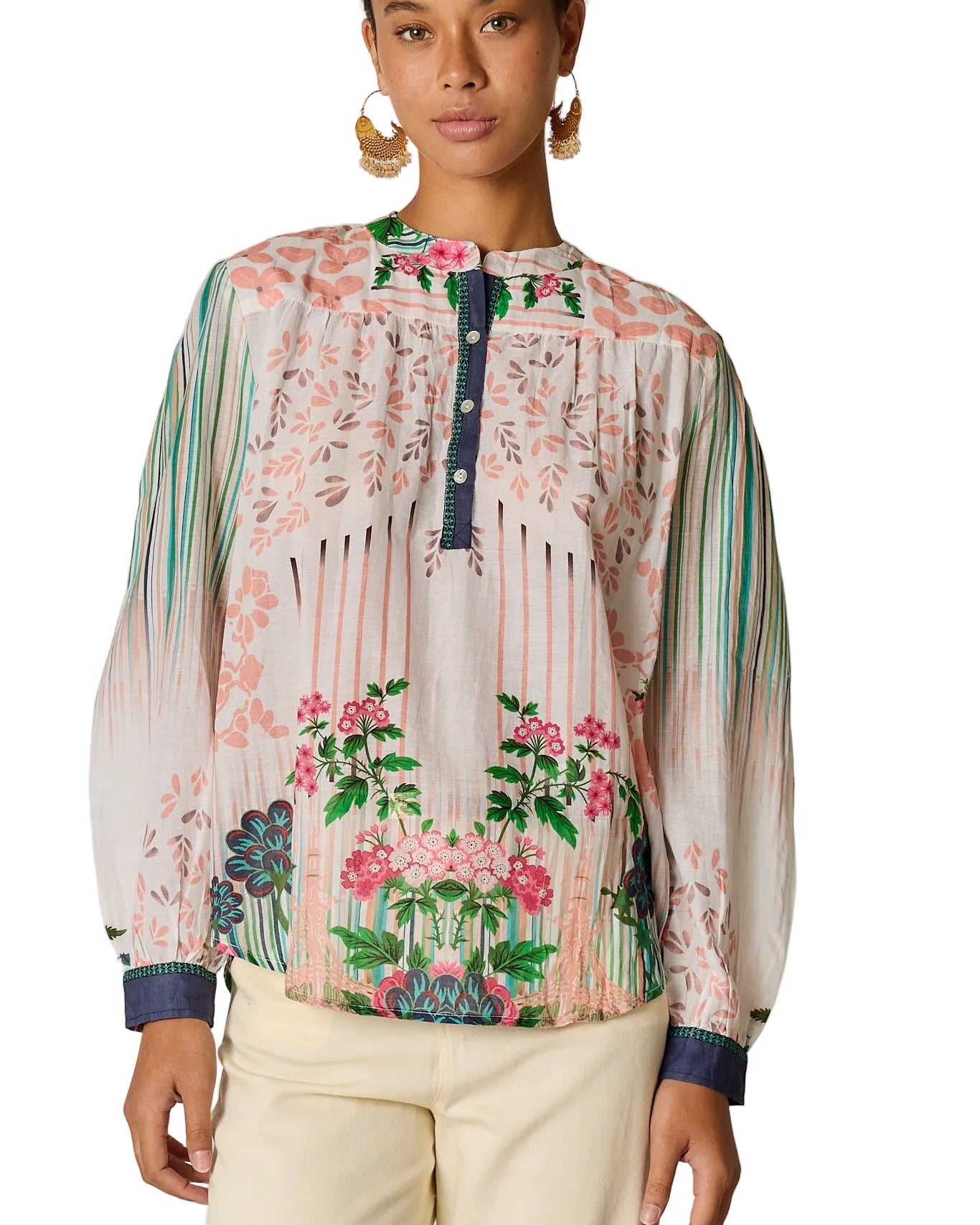 Roseanne Shirt Multi Tops Ruby Yaya S