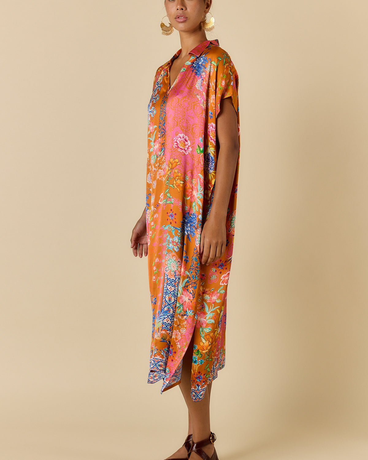 Songbird Kaftan Tobacco Dresses Ruby Yaya