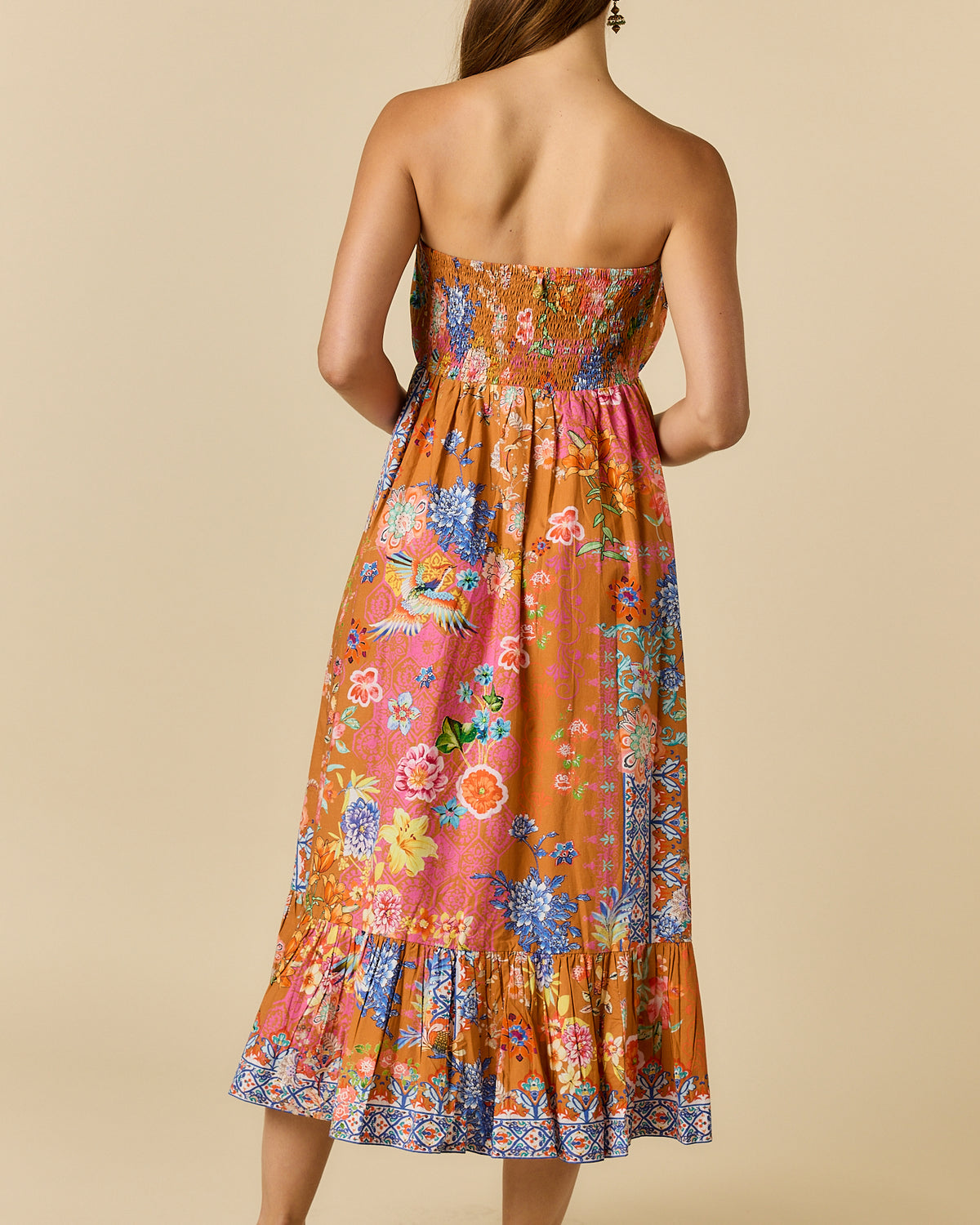 Songbird Strapless Tobacco Dresses Ruby Yaya