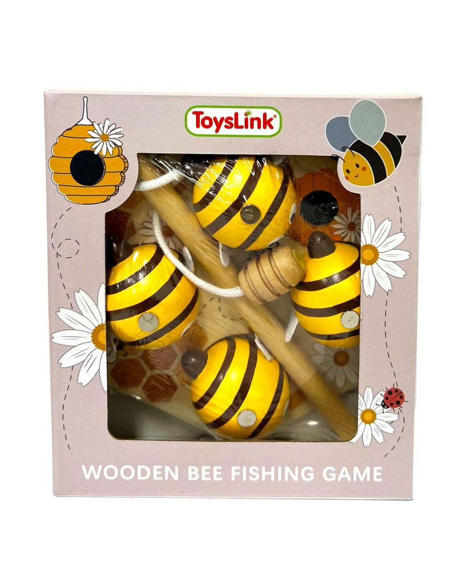 Wooden Bee Fishing Game Gifts and Accessories ToysLink