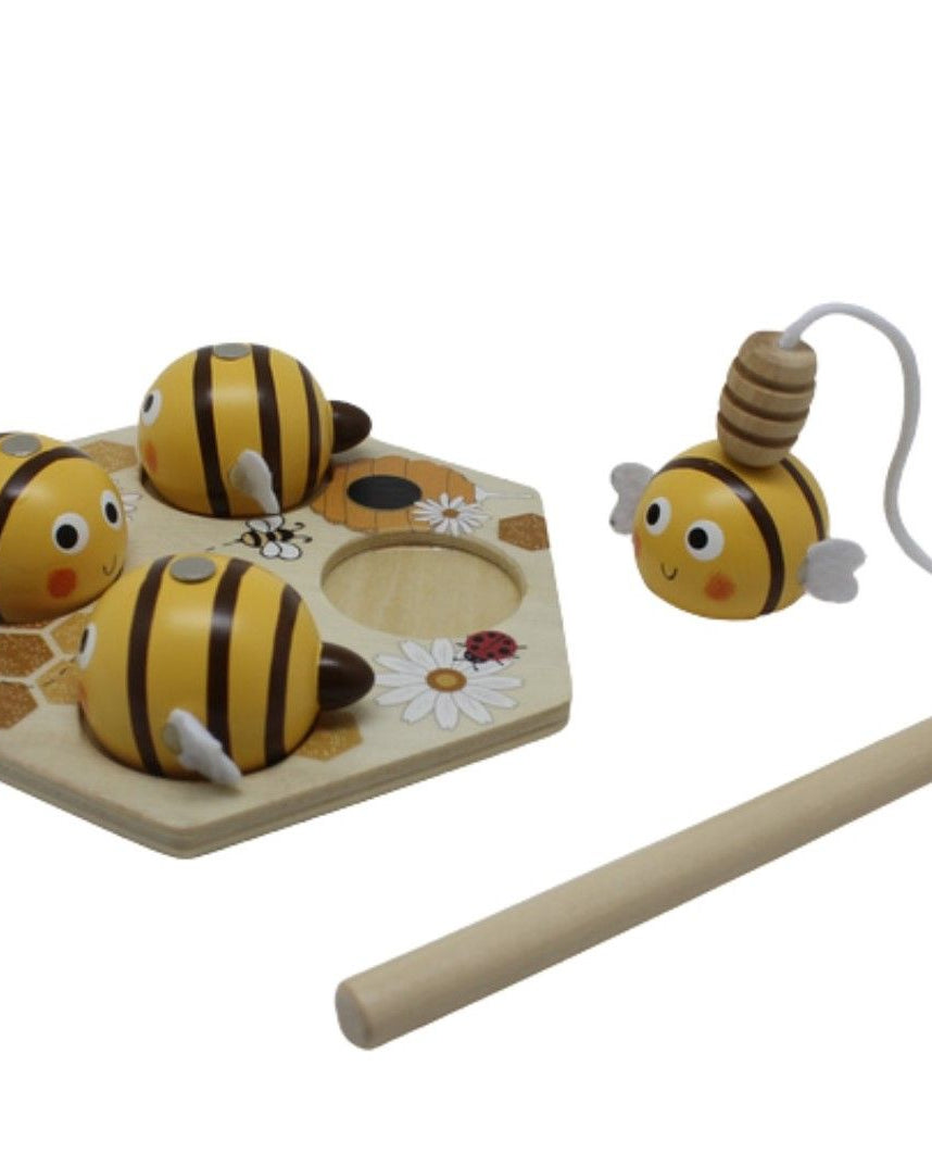 Wooden Bee Fishing Game Gifts and Accessories ToysLink