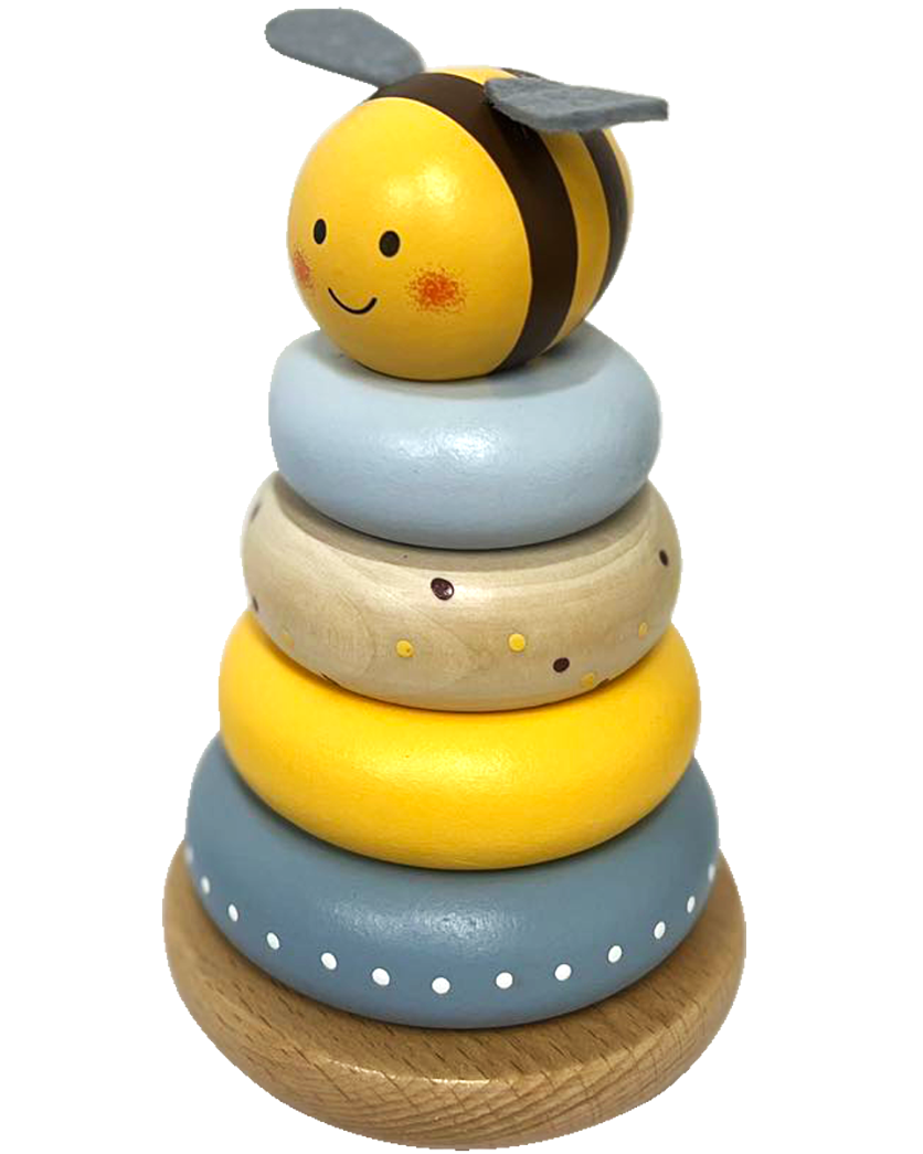 Wooden Bee Stacking Toy Gifts and Accessories ToysLink