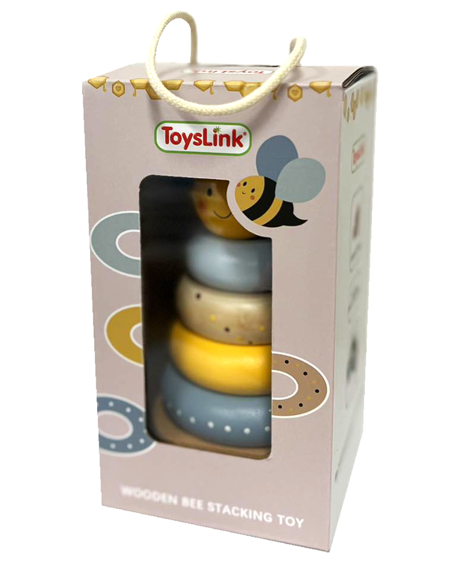 Wooden Bee Stacking Toy Gifts and Accessories ToysLink