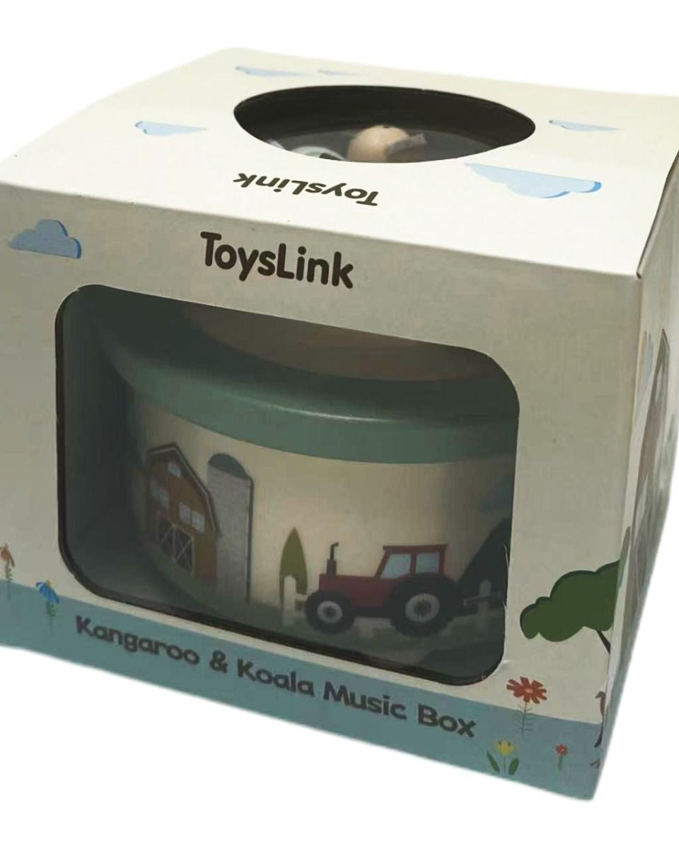 Wooden Kangaroo & Koala Music Box Gifts and Accessories ToysLink