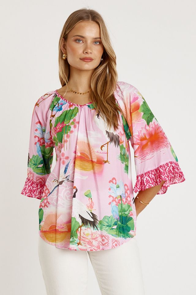 Akiko Top Orchid Tops Lula Life