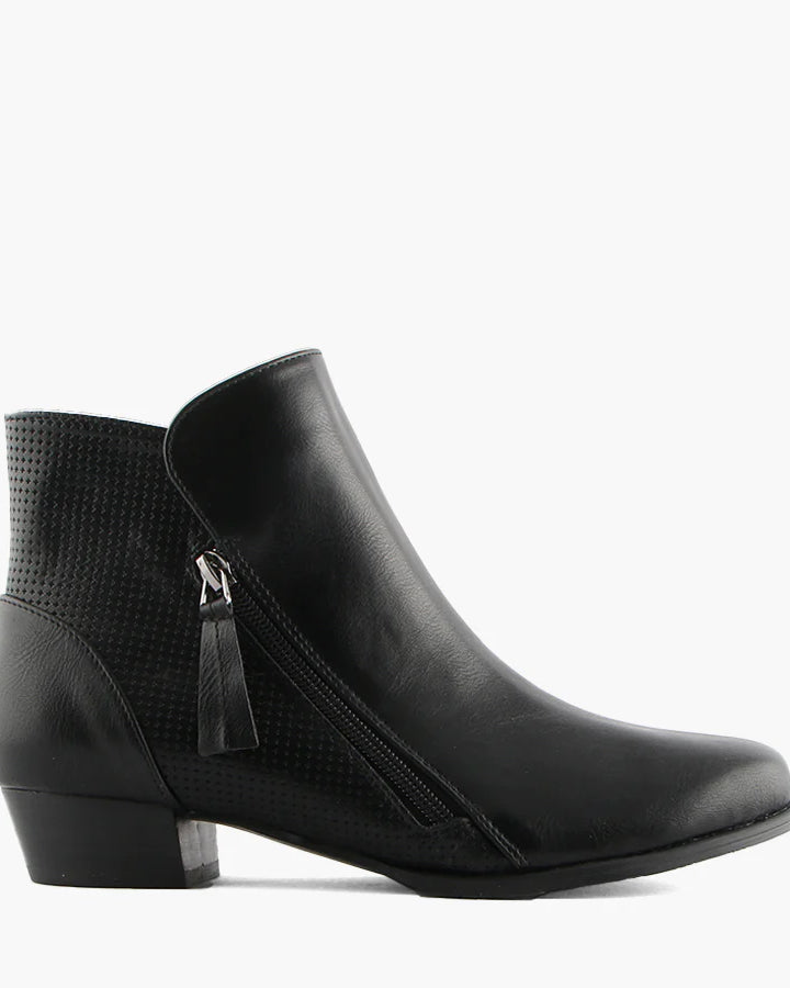 Cracker Ankle Boot Black Shoes Step on Air