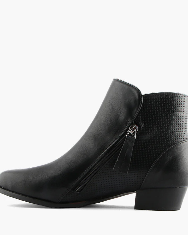 Cracker Ankle Boot Black Shoes Step on Air