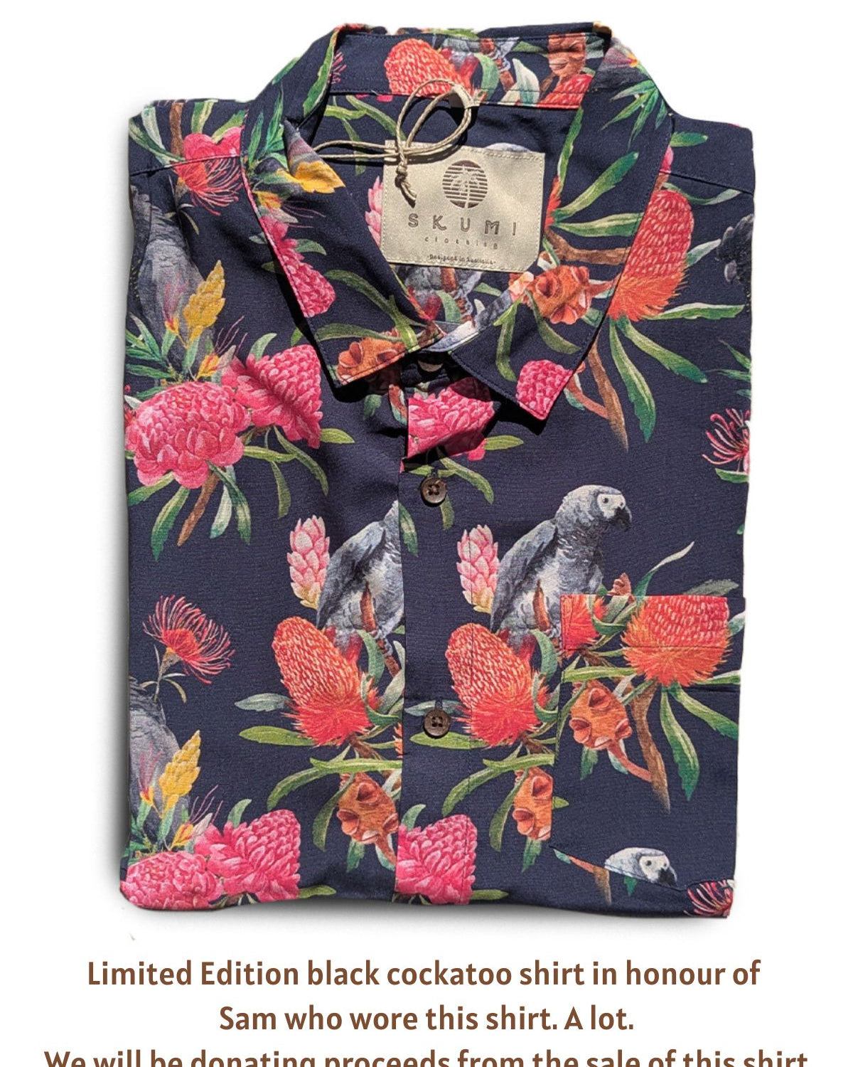 Sams Cockatoos Mens Shirt Mens Tops Skumi S