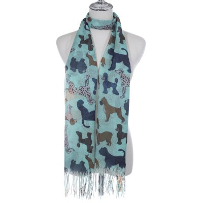 Scarf SC1259 GREEN Scarves and Sarongs Ivys