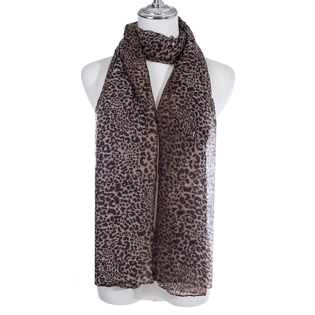 Leopard Scarf Brown - Global Free Style