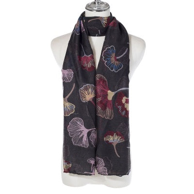 Scarf SC2347 DGREY Scarves and Sarongs Ivys