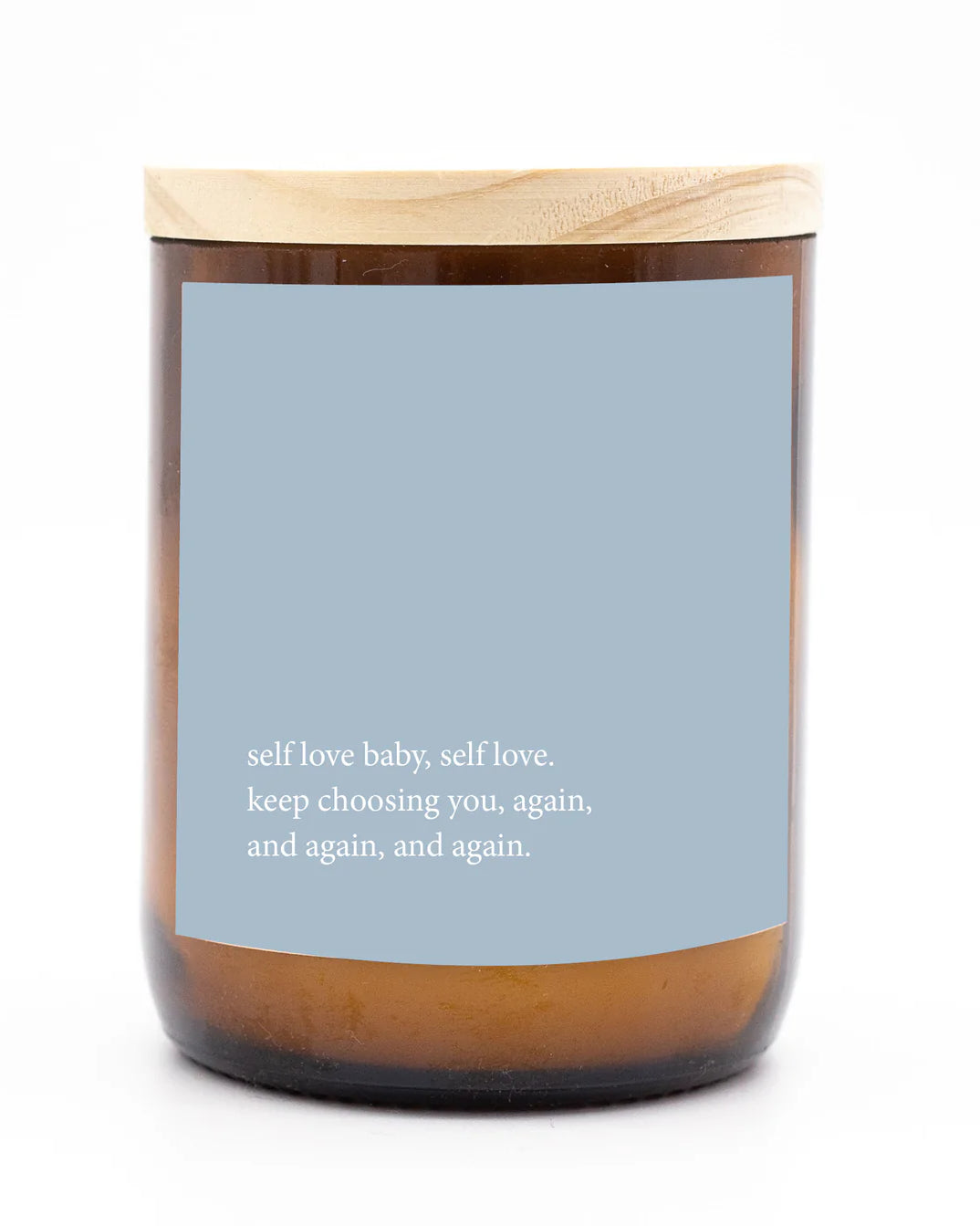 Heartfelt Quote Candle - Self Love Gifts and Accessories Commonfolk