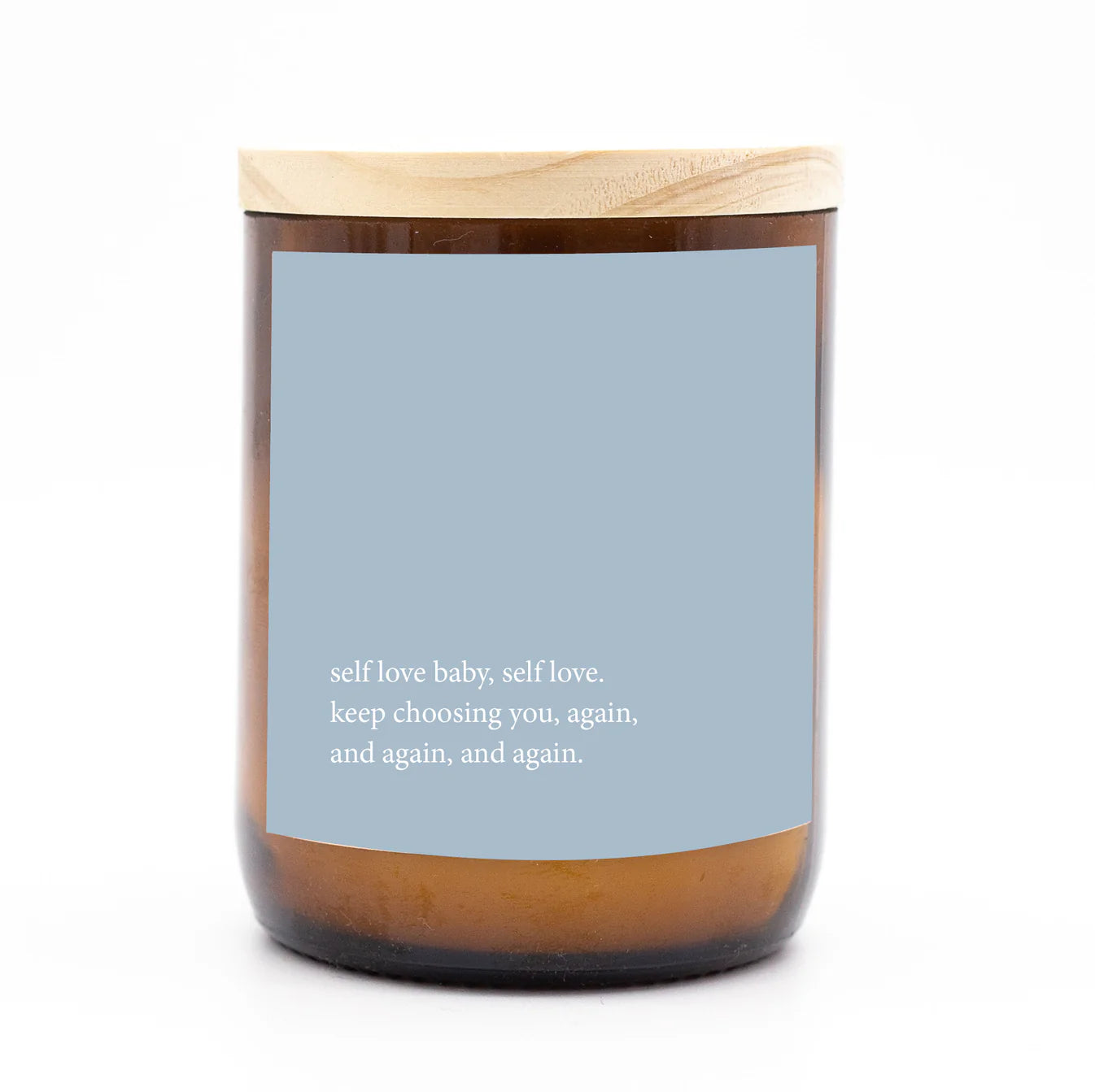 Heartfelt Quote Candle - Self Love Gifts and Accessories Commonfolk