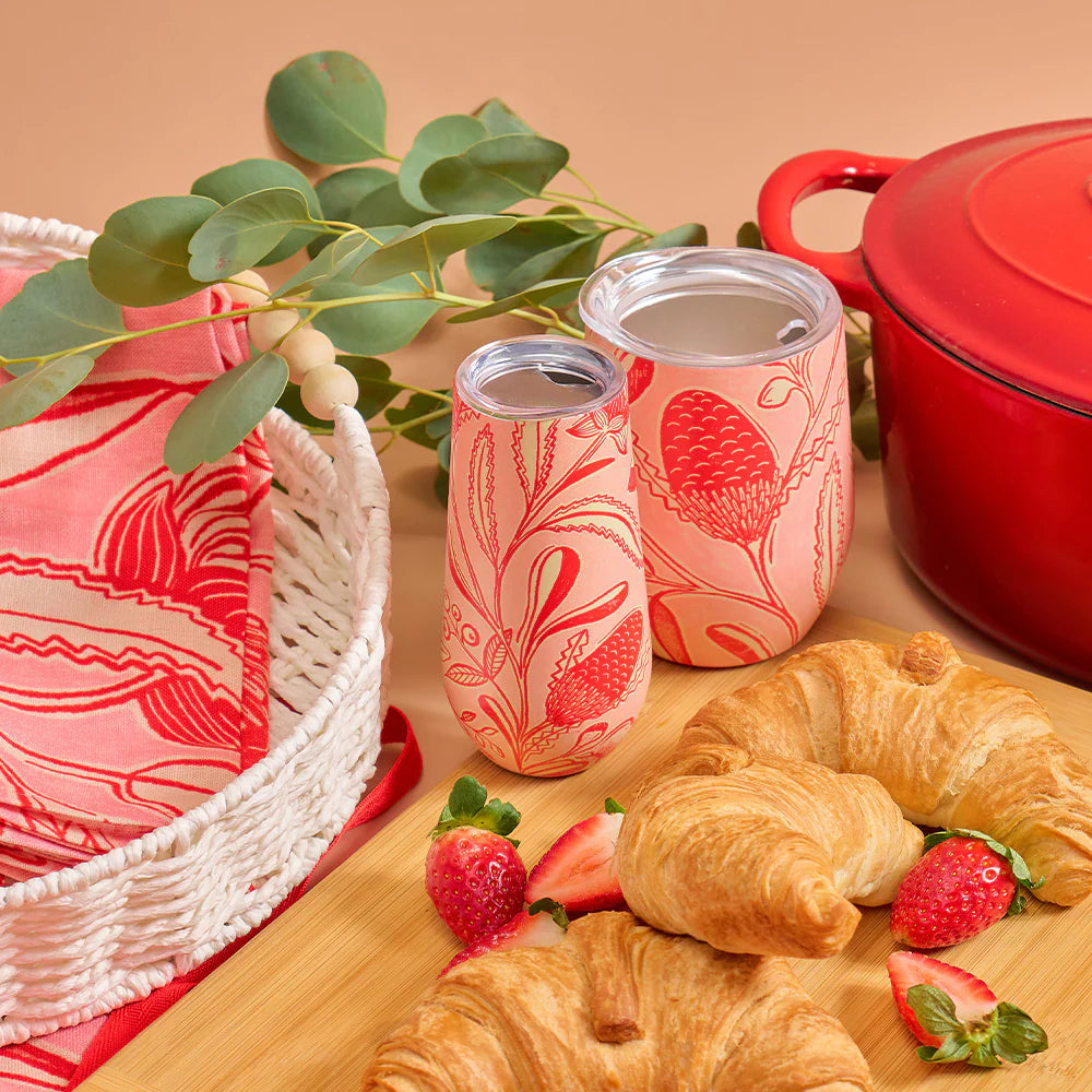 Drink Tumbler - Double Walled Trailing Natives - Global Free Style