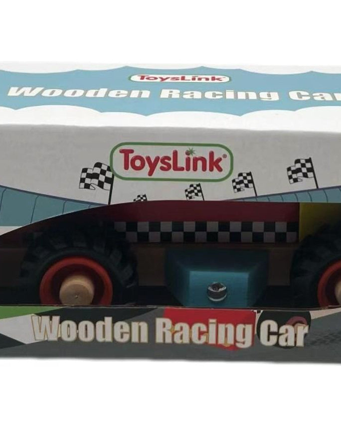 Wooden Racing Car-Red Gifts and Accessories ToysLink
