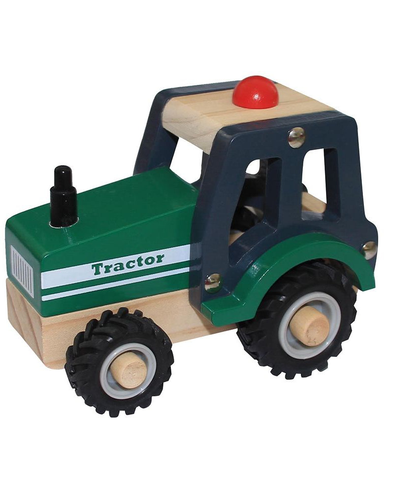 ToysLink Wooden Toy Tractor Green Gifts and Accessories ToysLink