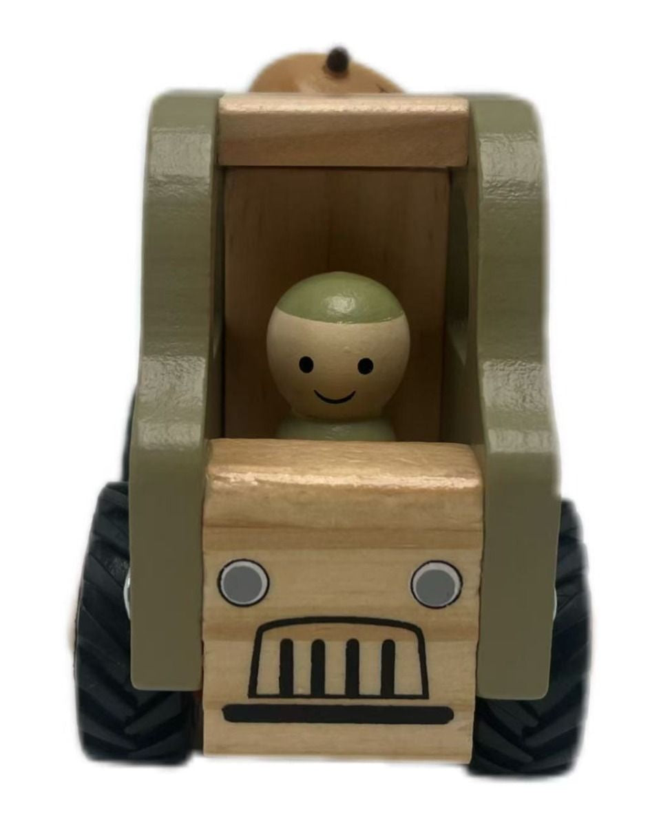 Wooden Zoo Truck Toy with Animal Figurines Gifts and Accessories ToysLink