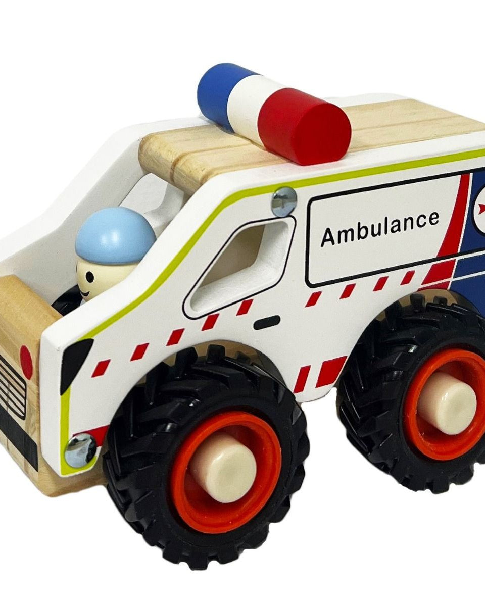 Wooden Ambulance Gifts and Accessories ToysLink