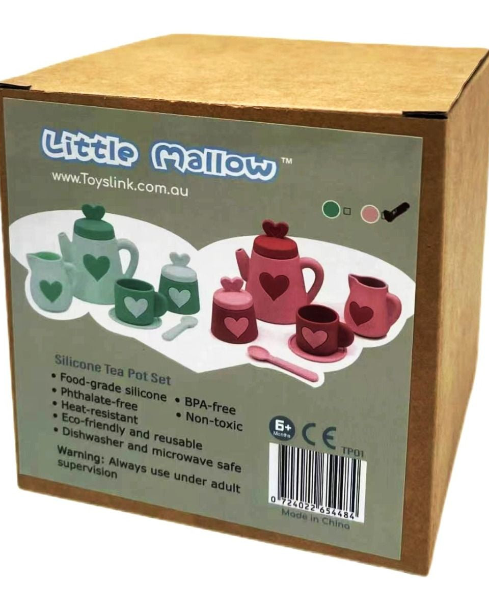 Green Silicone Tea Set Gifts and Accessories ToysLink