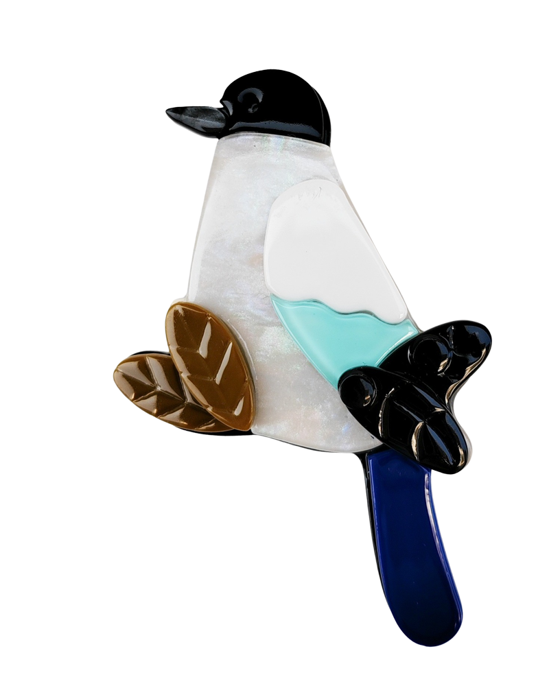 Iris Jay Brooch White Brooches Urban