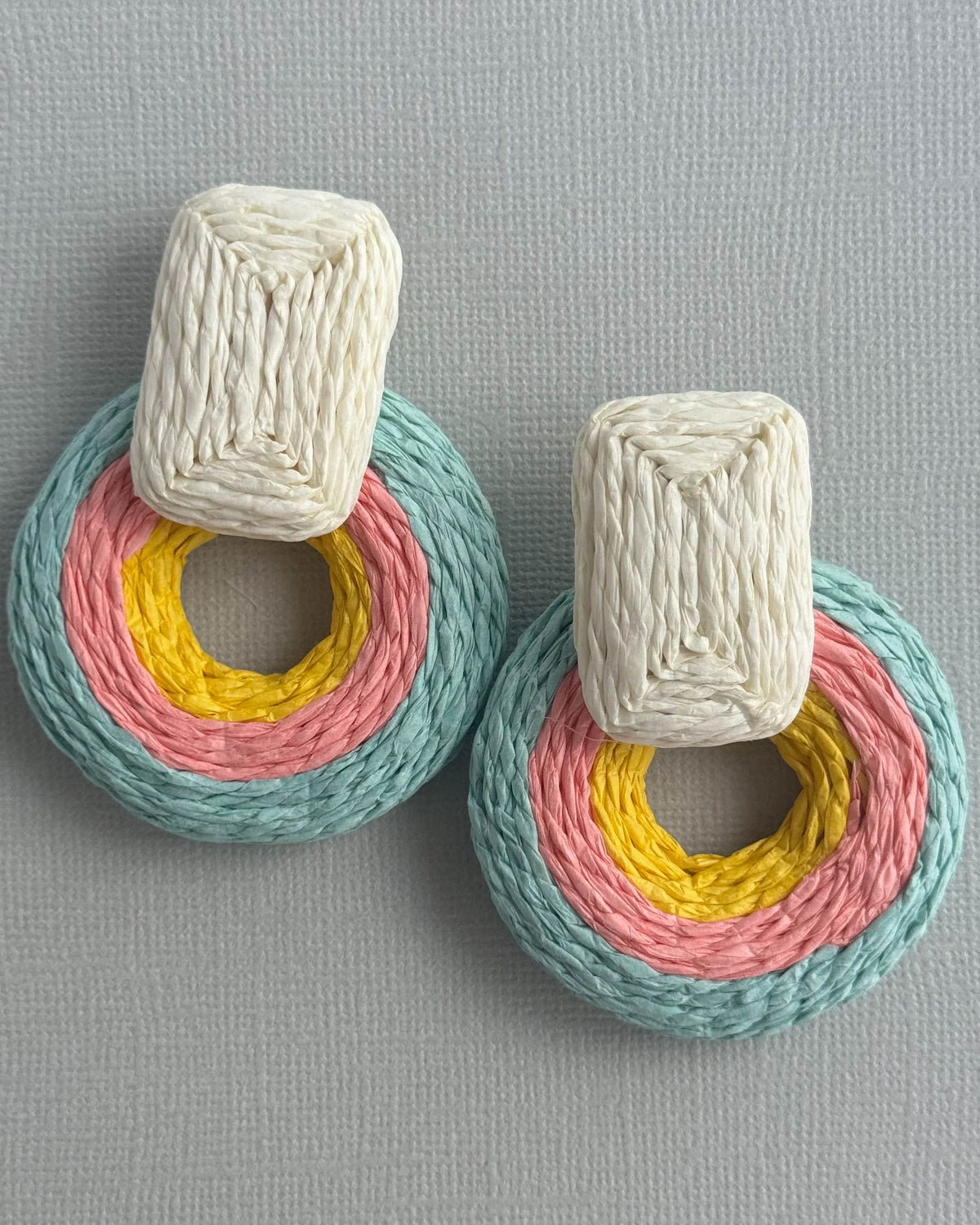 Sale Raffie Geo Earring Mint - Global Free Style