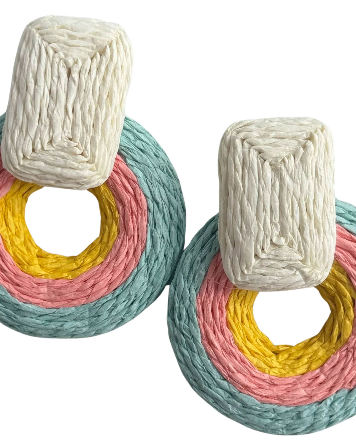 Sale Raffie Geo Earring Mint - Global Free Style