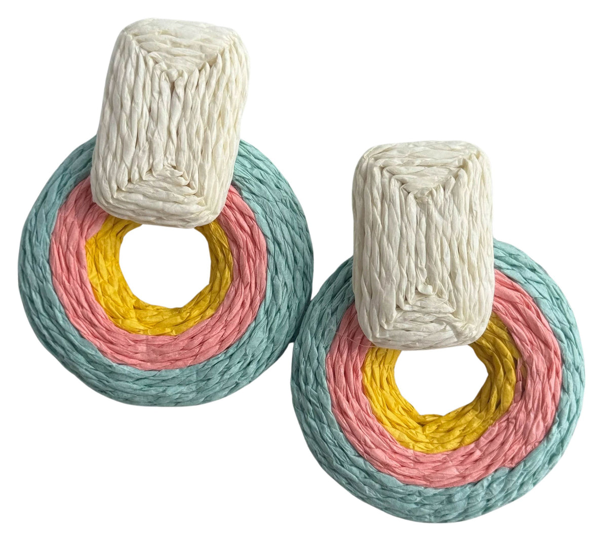 Sale Raffie Geo Earring Mint - Global Free Style
