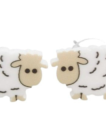 Pop Mini Sheep Earring White - Global Free Style